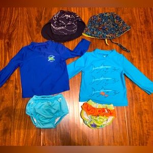 2 sets of 12 months water clothes